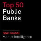 S&P Top 50 public banks award